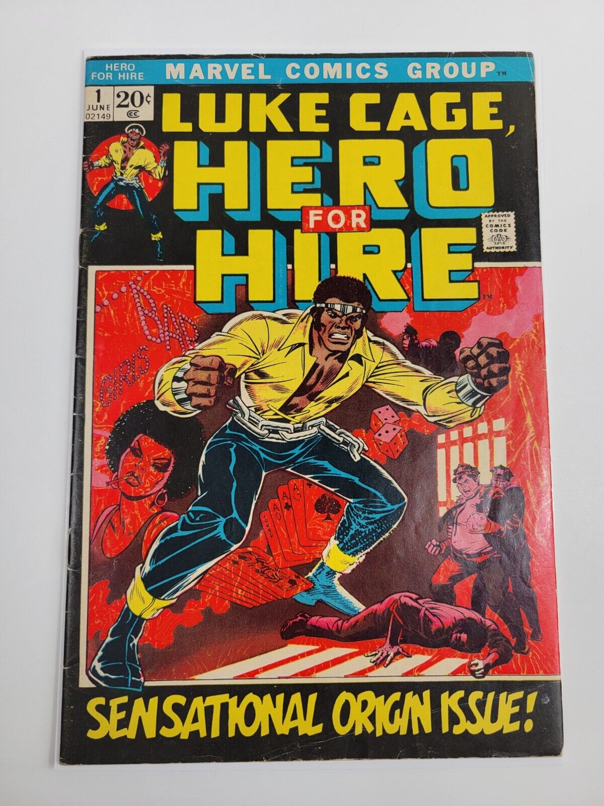Hero for Hire #1 Marvel Comics 1972 - Origin & 1st App. of Luke Cage