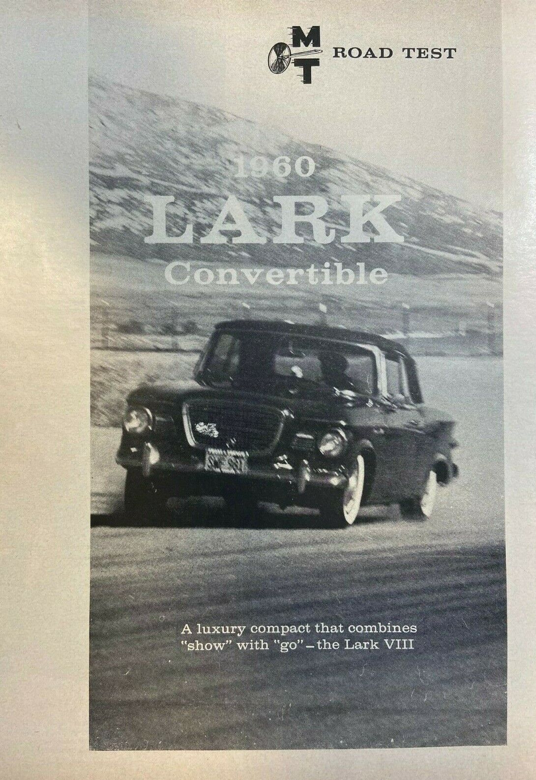 1960 Studebaker Lark Convertible Road Test