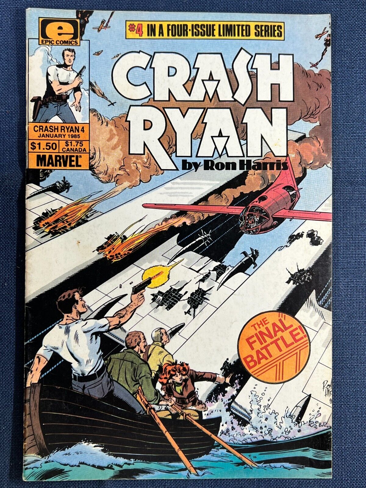 Crash Ryan  #4 -January 1985 Marvel Comics Comic Book