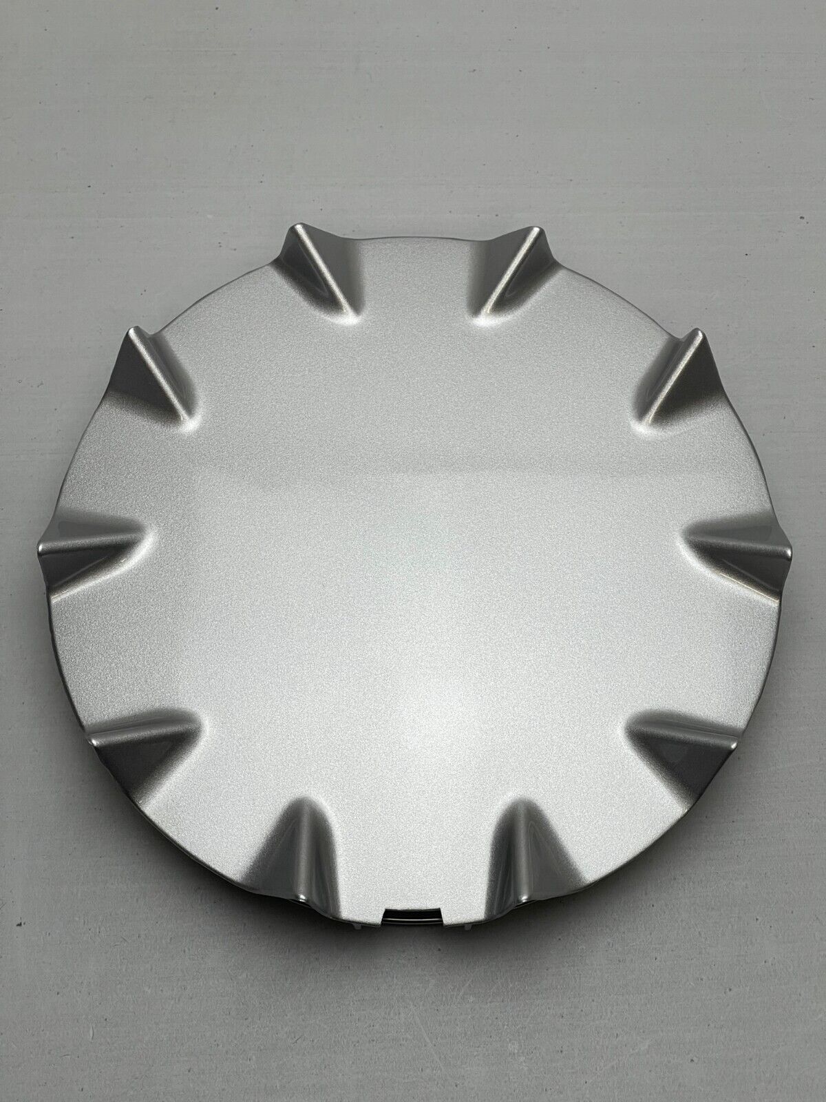 SSR Silver No Logo Snap In Wheel Center Cap with Lock Ring SSR-REARCAP