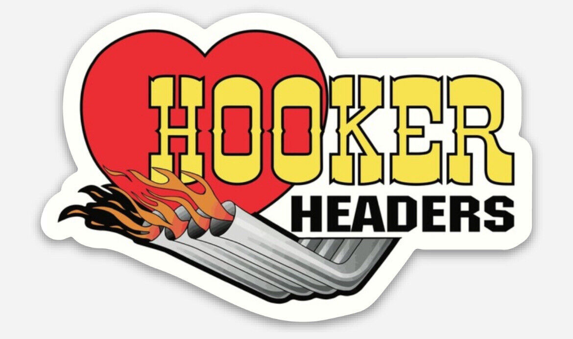 RETRO HOOKER HEADERS HOLLEY PERFORMANCE RACING STICKER DECAL NHRA NASCAR