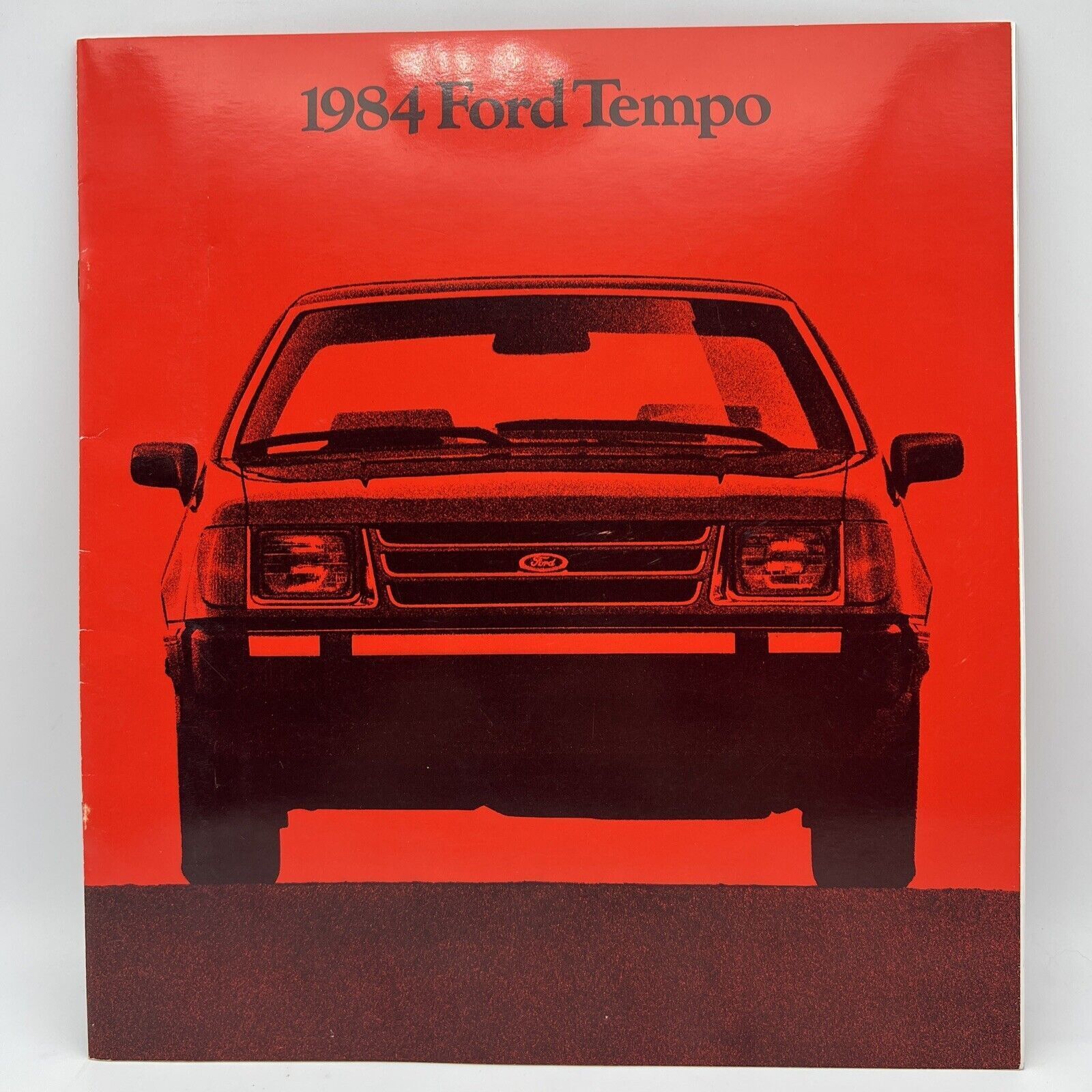 1984 FORD TEMPO 10x11 Auto Dealer Car Sales Brochure Options Colors and Specs