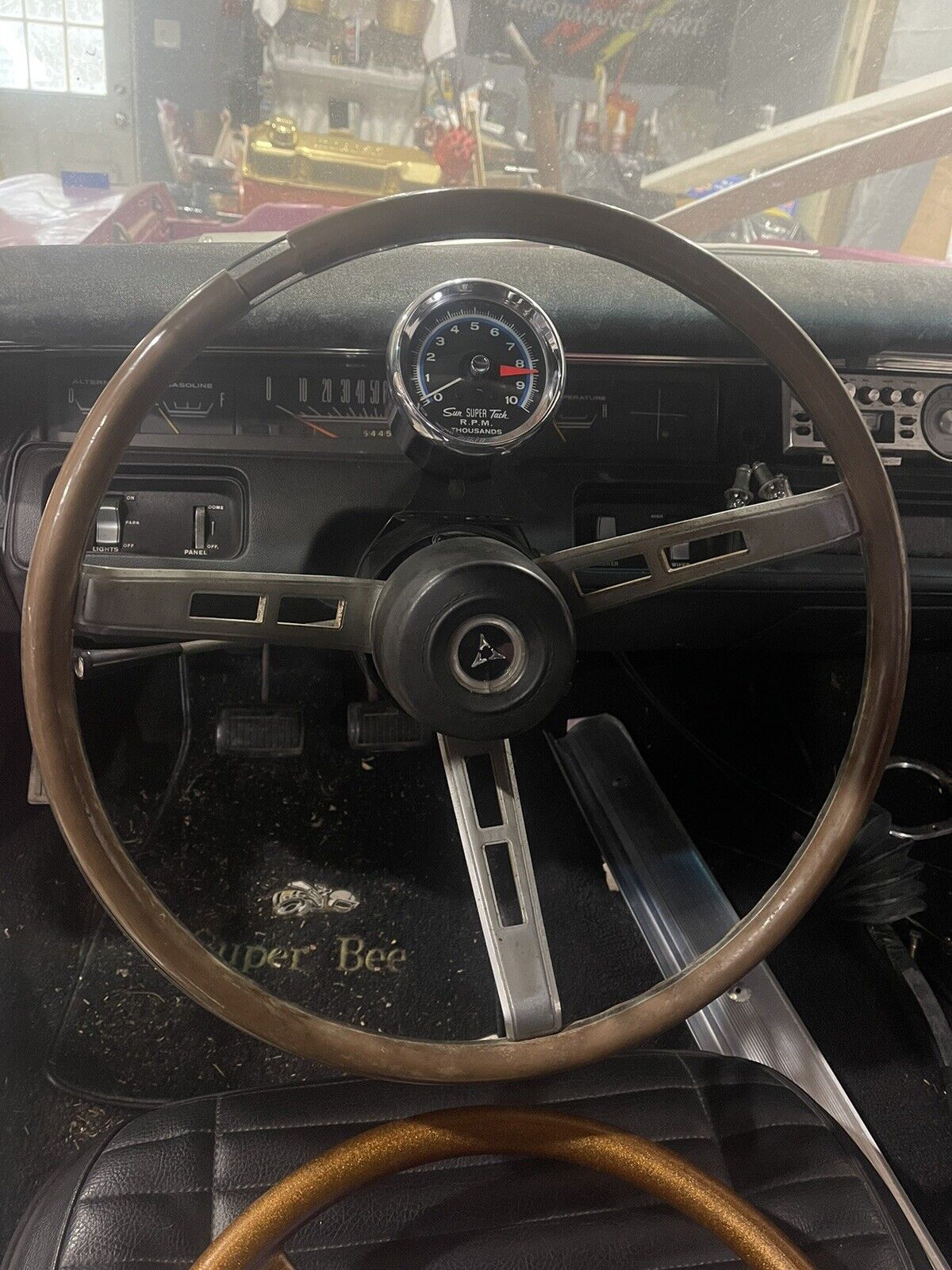 Mopar 1970 Wood Grain Steering Wheel Superbird GTX Charger Roadrunner Super Bee