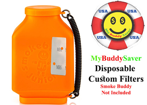 Smoke Buddy Jr. Custom Made Moisture Repellent Disposable Pre-Filters