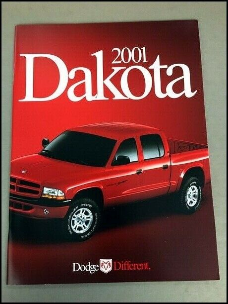 2001 Dodge Dakota Truck Sales Brochure Book Catalog - Quad Cab SLT RT R/T