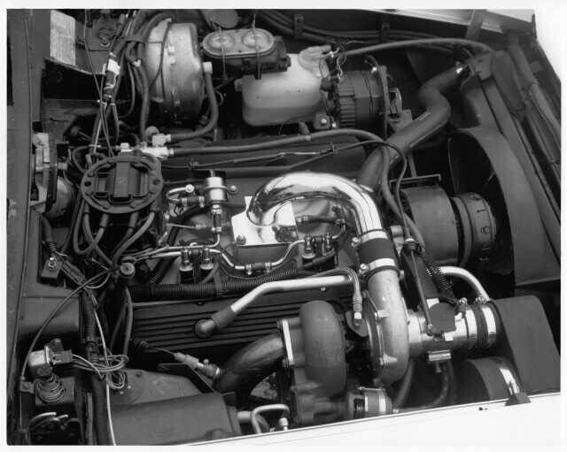 1980 Chevrolet Corvette Concept Car Turbo Throttle Body Engine Press Photo 0138