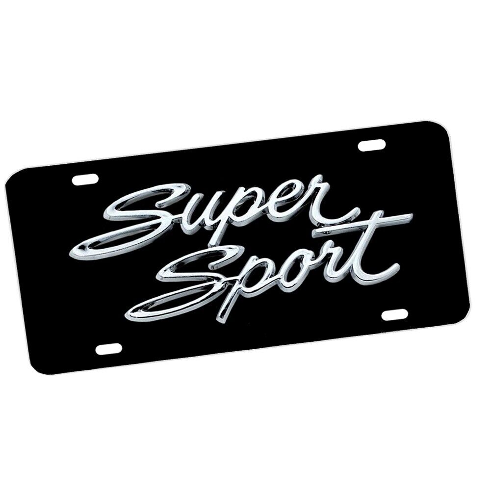 1966 1967 SS Super Sport Classic Muscle Car Aluminum License Plate Novelty Sign