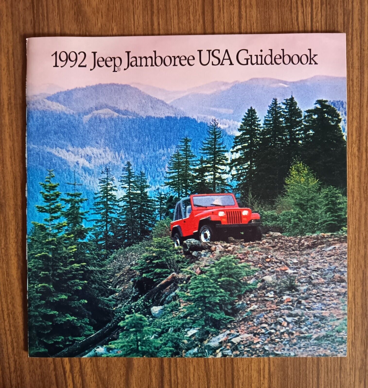 1992 Jeep Jamboree USA Guidebook Dealership Advertising Brochure