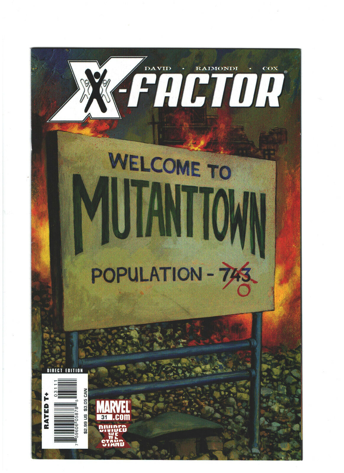 X-Factor #31 VF/NM 9.0 Marvel Comics Peter David 2008 Divided We stand