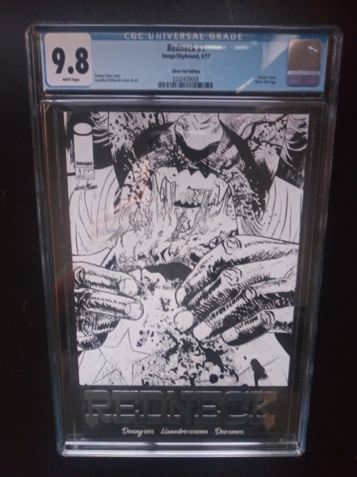 Redneck (2017) # 1 Silver Foil Edition - CGC 9.8 White Pages - First App Bowmans
