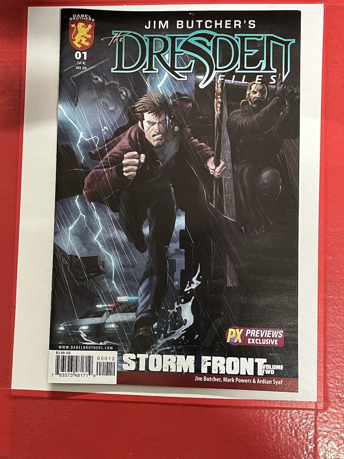 Jim Butcher's Dresden Files: Storm Front #1 (2009, Dabel Brothers) FN PX Variant