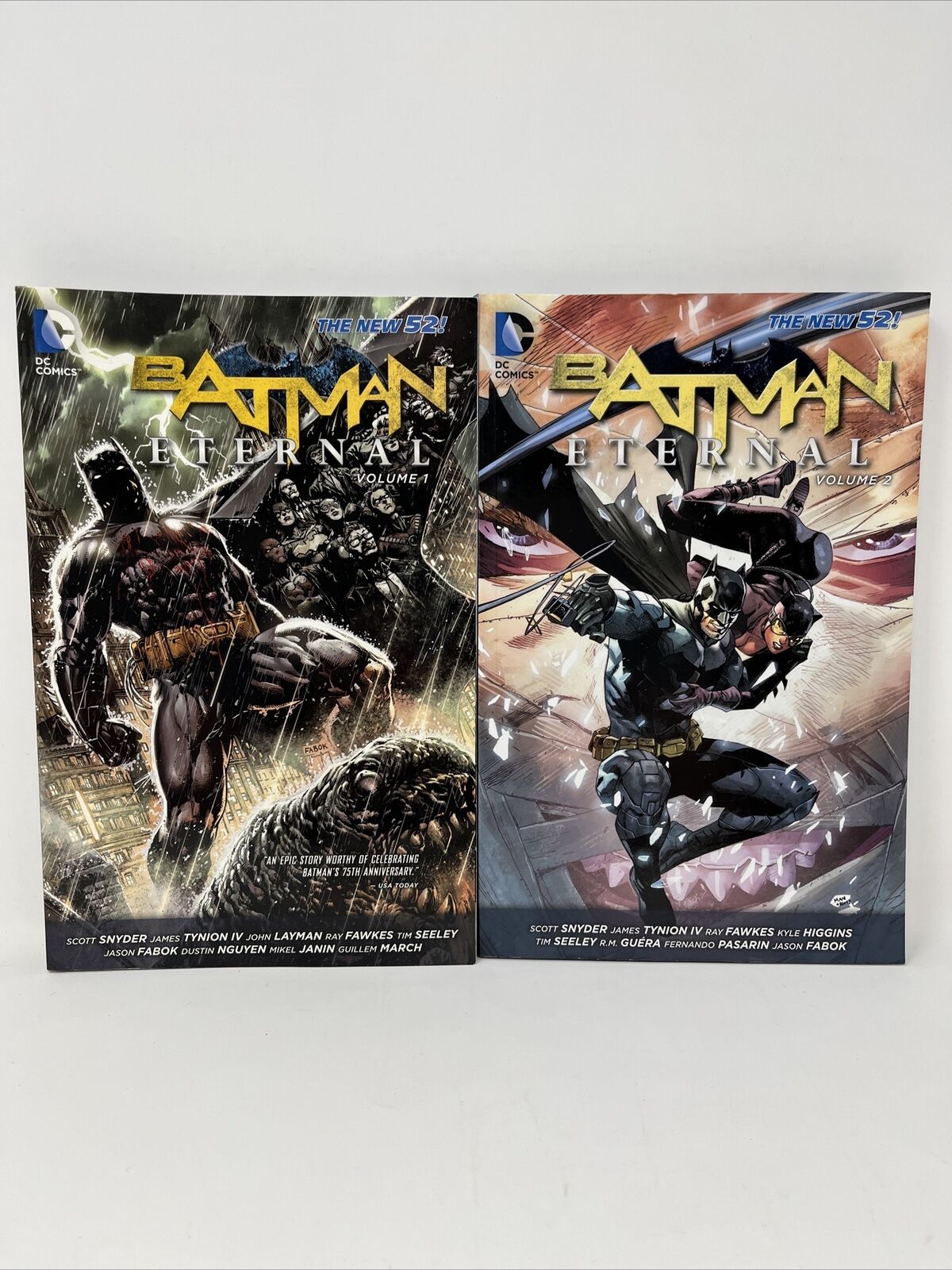 Batman Eternal Vol 1 & 2 TPB The New 52 DC Comics 2014 Scott Snyder Lot