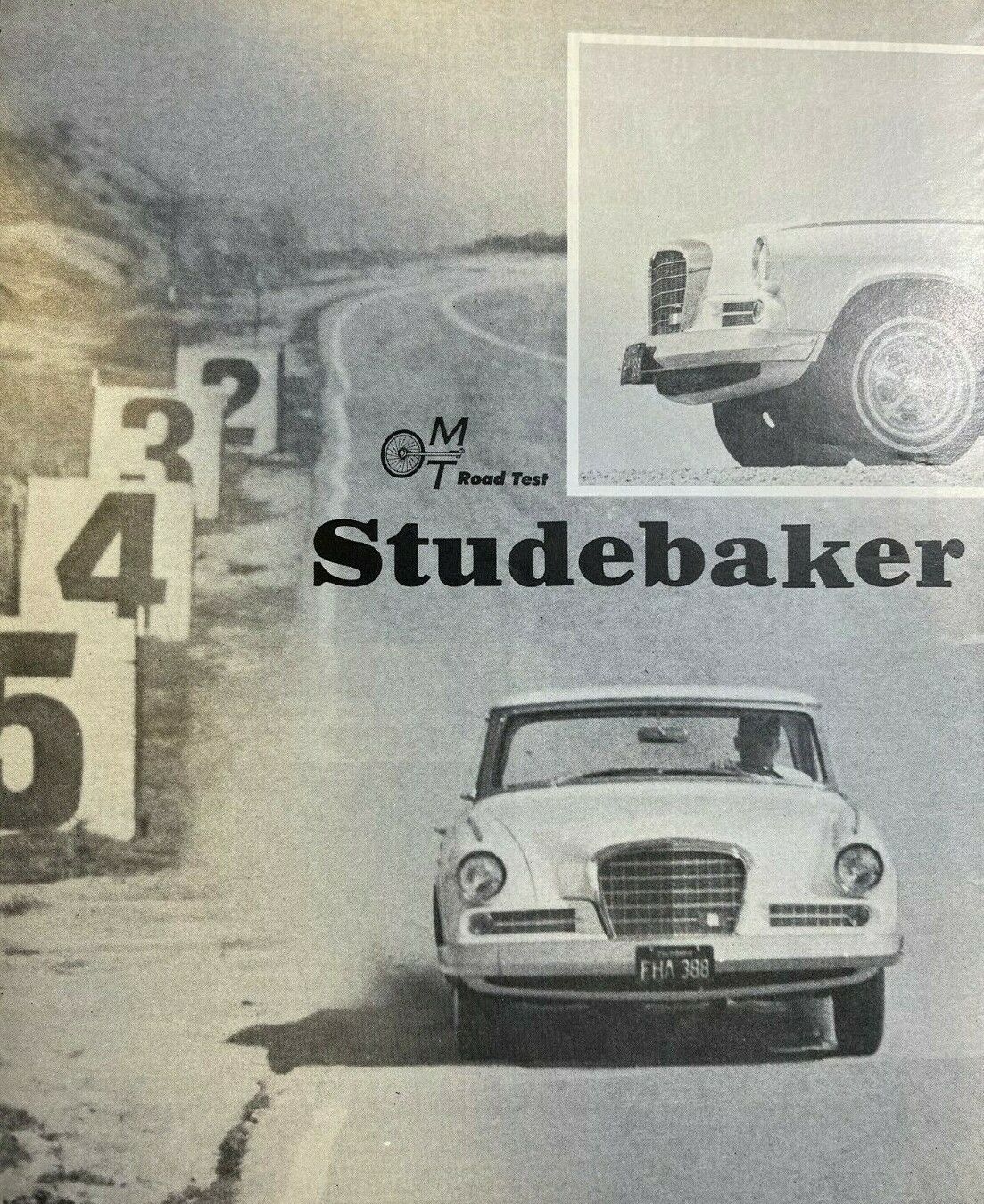 1963 Studebaker Super Hawk illustrated