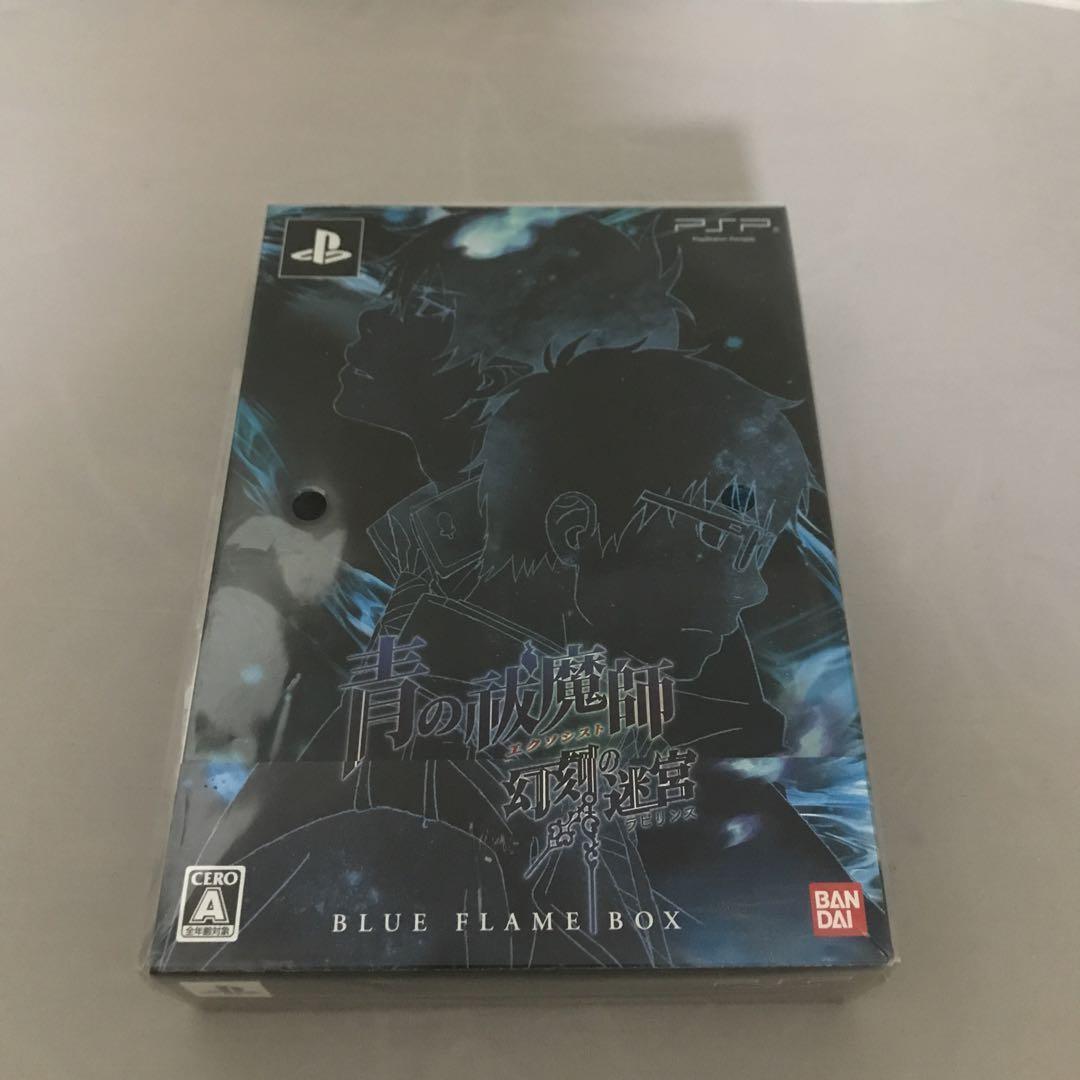 BANDAI Playstation portable Blue Exorcist BLUE FLAME BOX Japanese anime