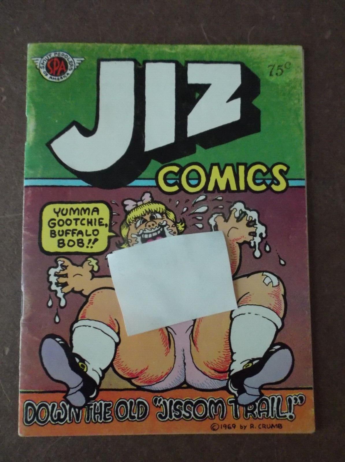 JIZ COMICS 1969 UNDERGROUND ROBERT CRUMB