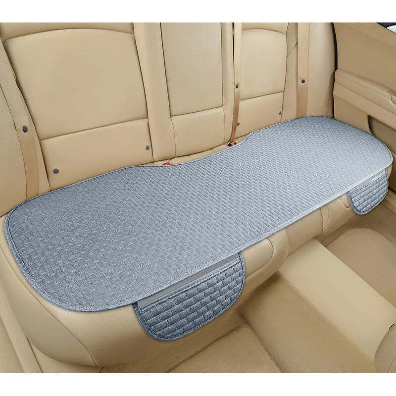 Car Seat Cover Front/ Rear/ Full Set Choose Car Seat Protector Cushion Linen Fab