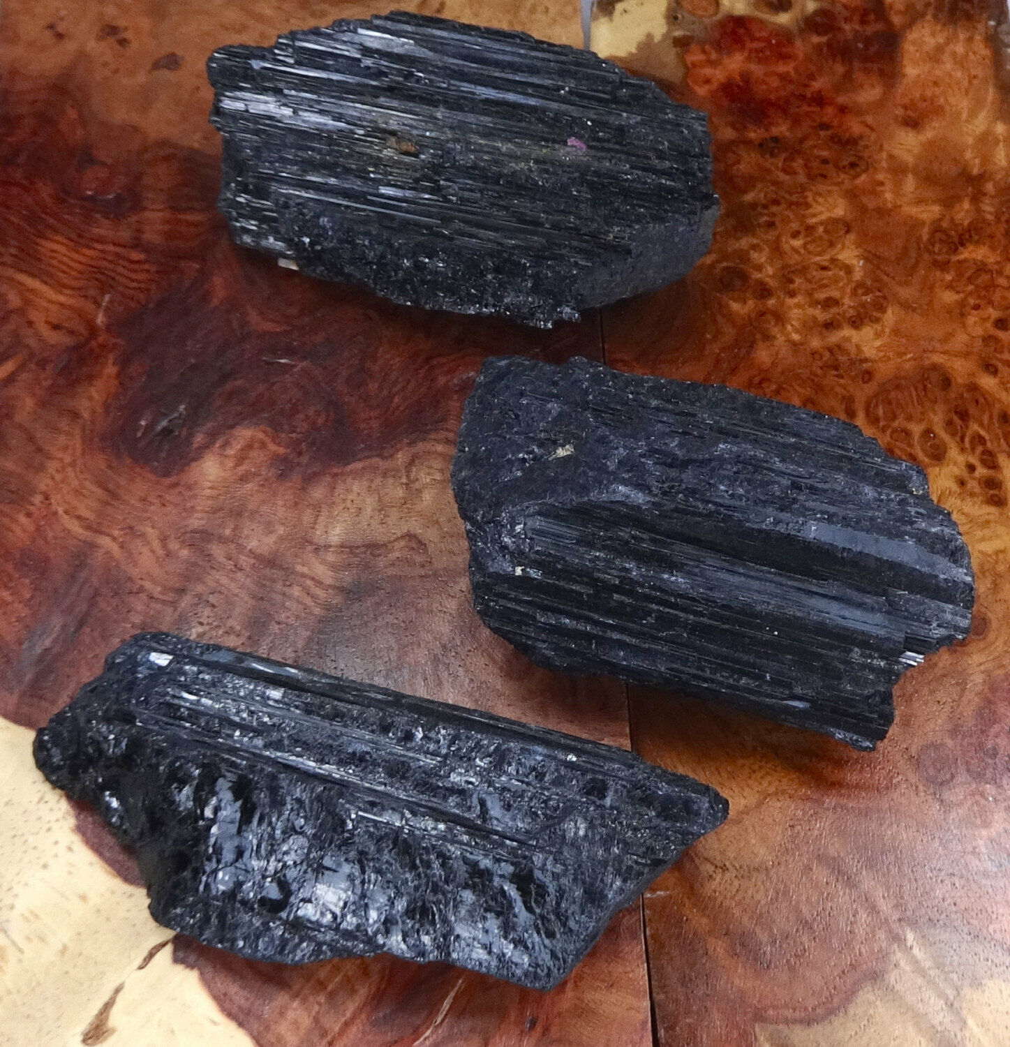 Large Black Tourmaline Crystal 1 LB ( 5 - 8 Pcs ) Crystal From Brazil