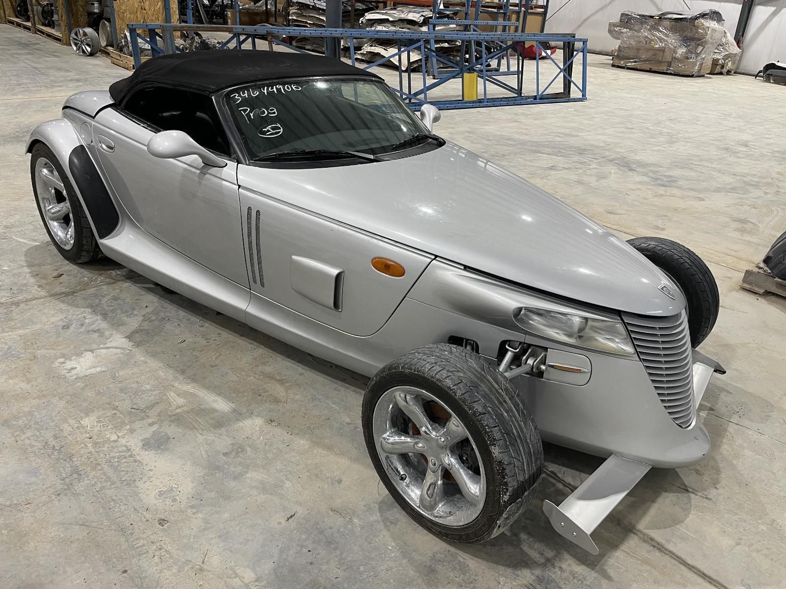 2001 PLYMOUTH PROWLER CONVERTIBLE ROOF ONLY BLACK  99 00 01 02 FLOOD VEHICLE