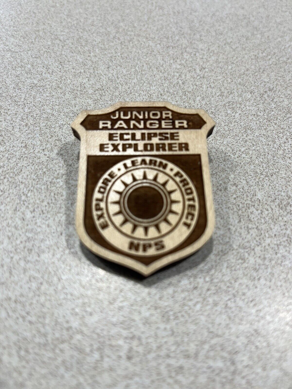 SPECIAL ISSUE Eclipse Explorer National Park - NPS Junior Ranger Badge