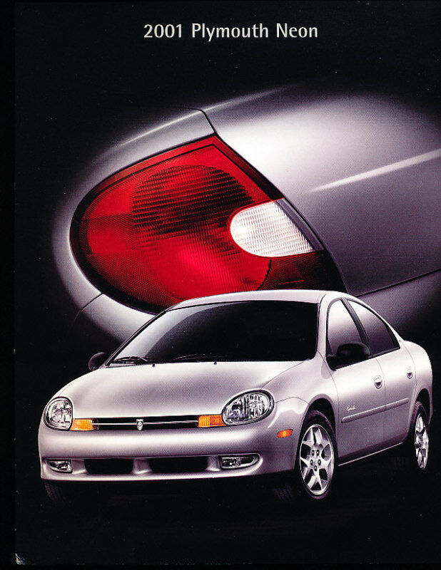 2001 Plymouth Neon 24-page Large Original Sales Brochure Catalog