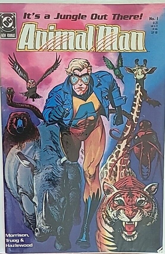 Animal Man, Vol. 1 •  Morrison, Bolland Cover • DC Vertigo • 1988