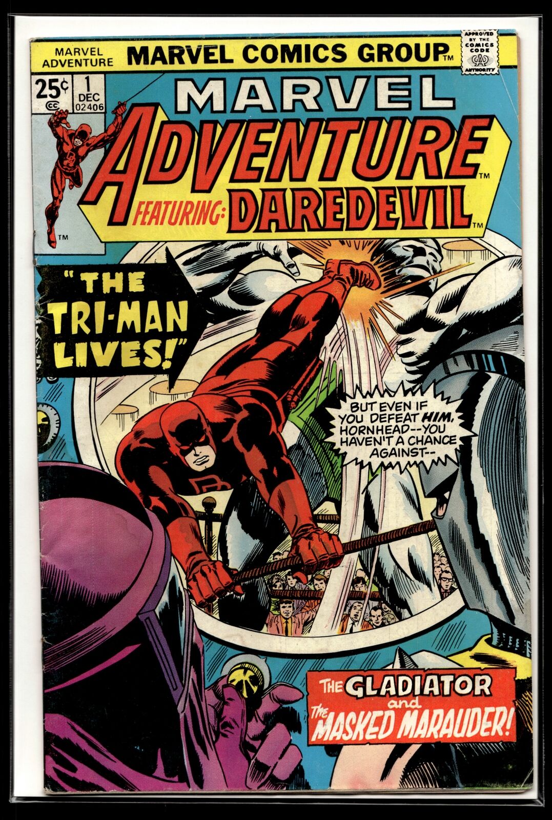 1975 Marvel Adventure #1 1st Gladiator Marvel Comic