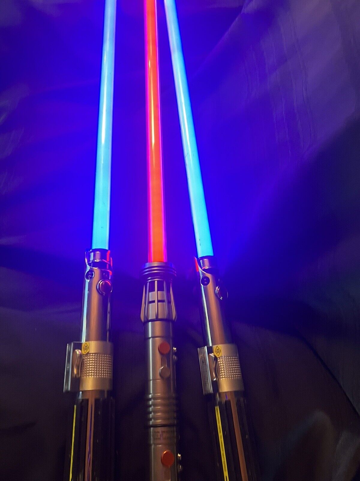 2005 & 2006 Master Replicas Lightsabers Lucasfilm - Working Good You Get All 3