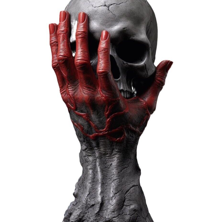 Decoration Furious Hand Skull Statue Terror Fugure Model Halloween Decoration