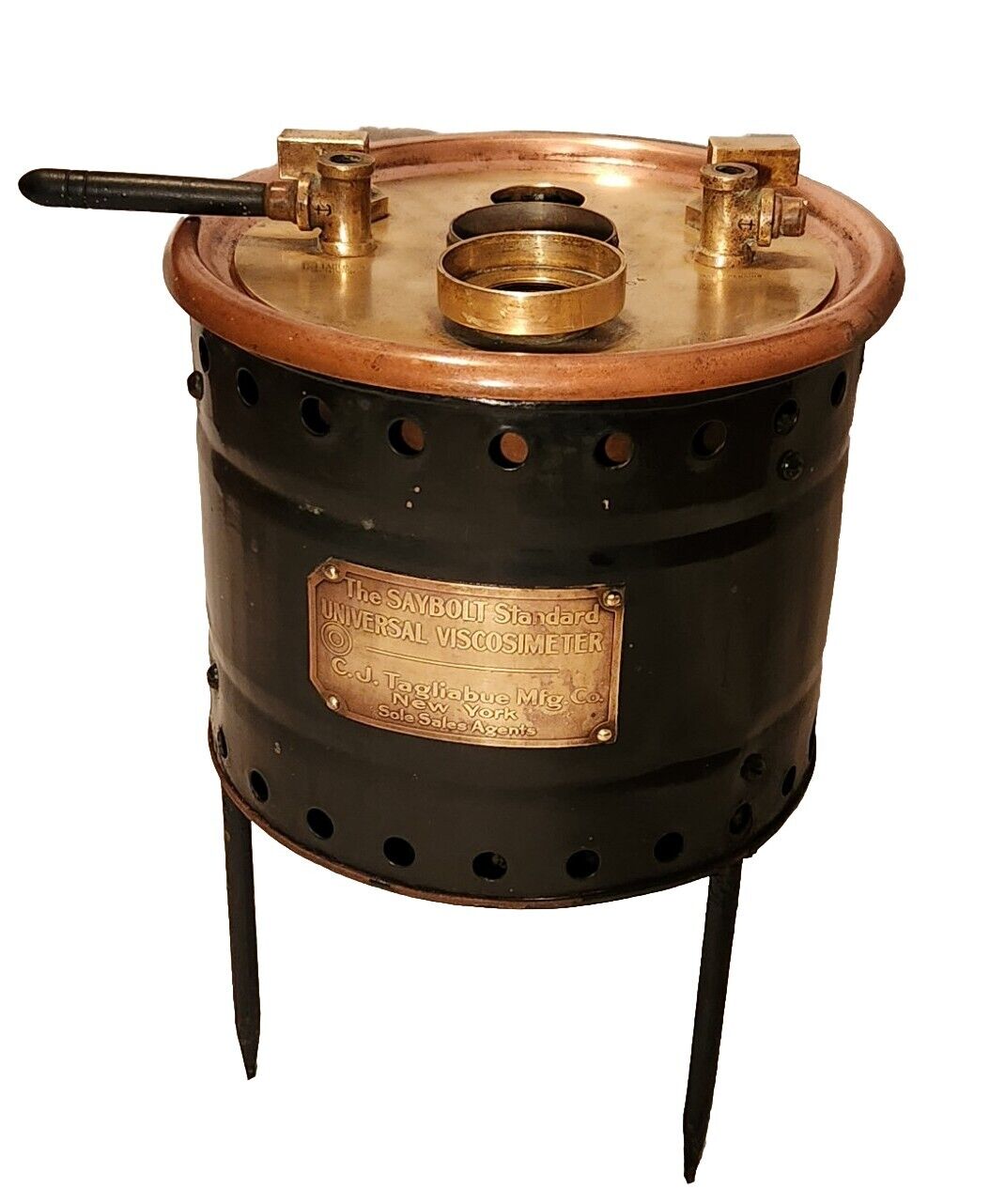Museum Piece Antique 1914 Saybolt Standard Universal Oil Viscosimeter Steampunk 
