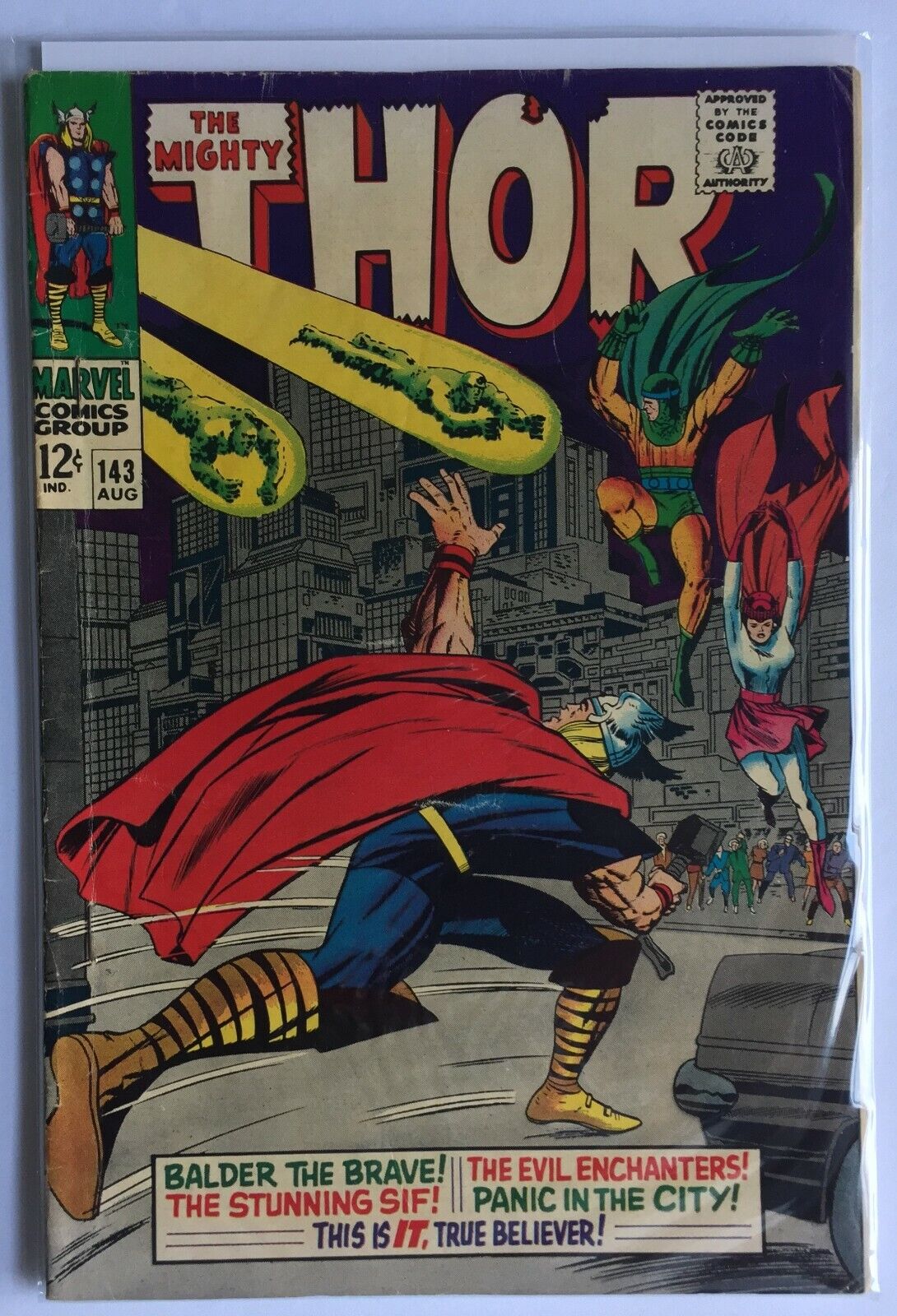 Thor #143 (Aug 1967, Marvel)