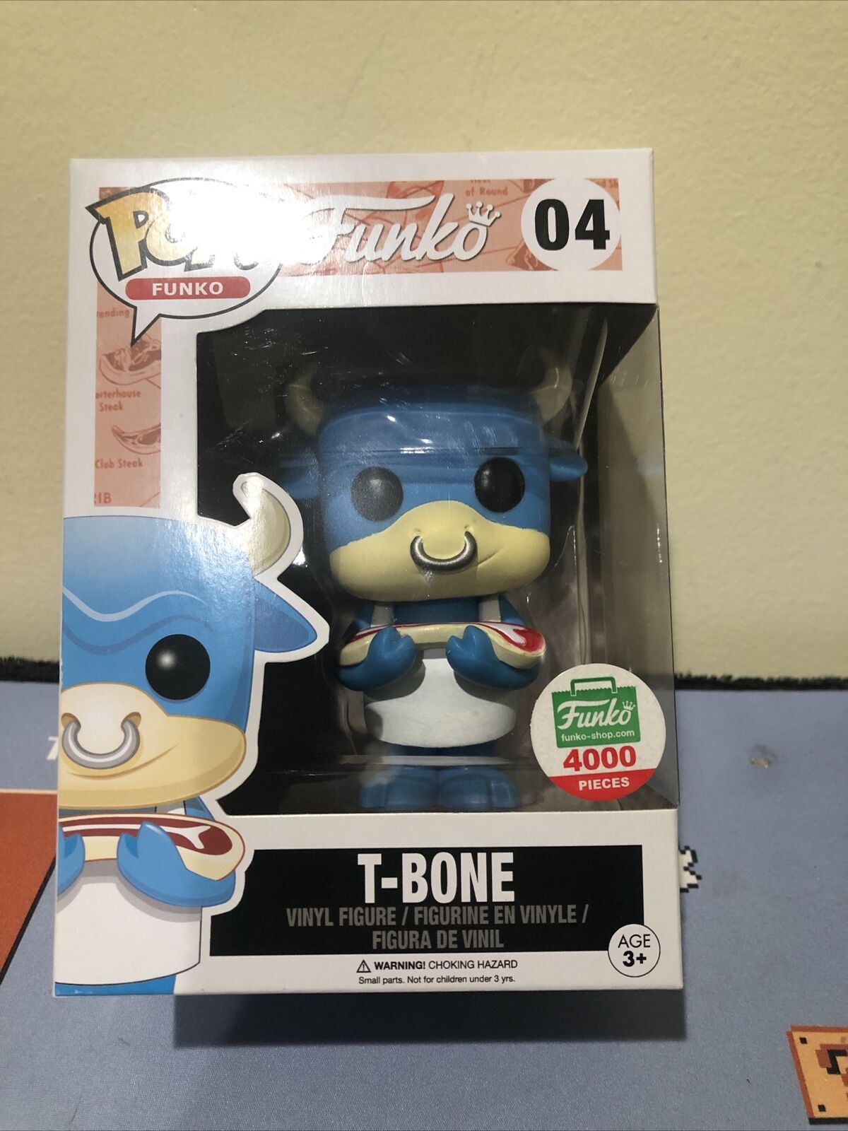 Funko POP Originals T-Bone #04 [Blue] LE 4000 Funko Shop Exclusive only 4000. 