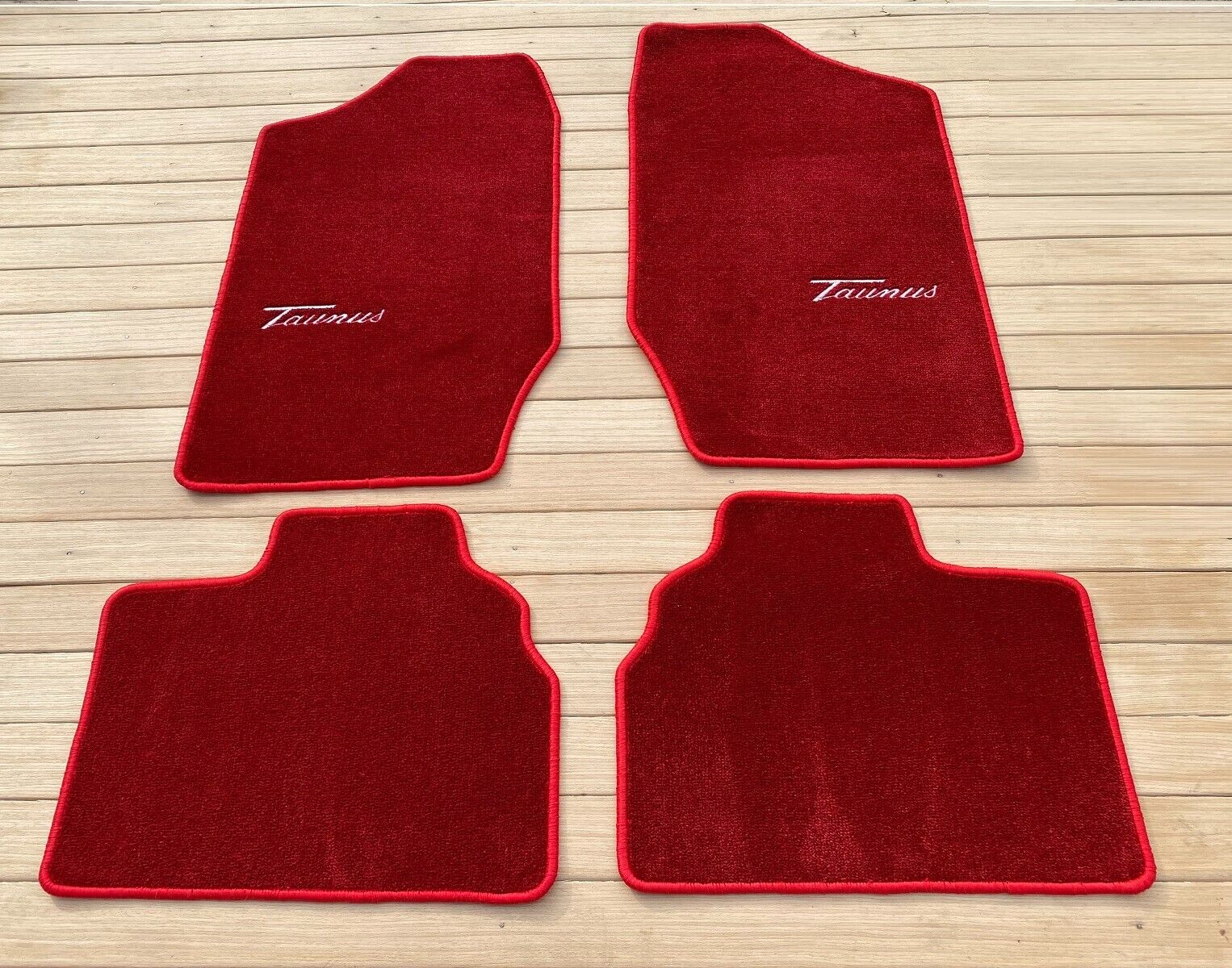 For Ford Taunus Cortina TC1 GXL GL Coupe Fastback Sedan Floor Mats Red  1970-93