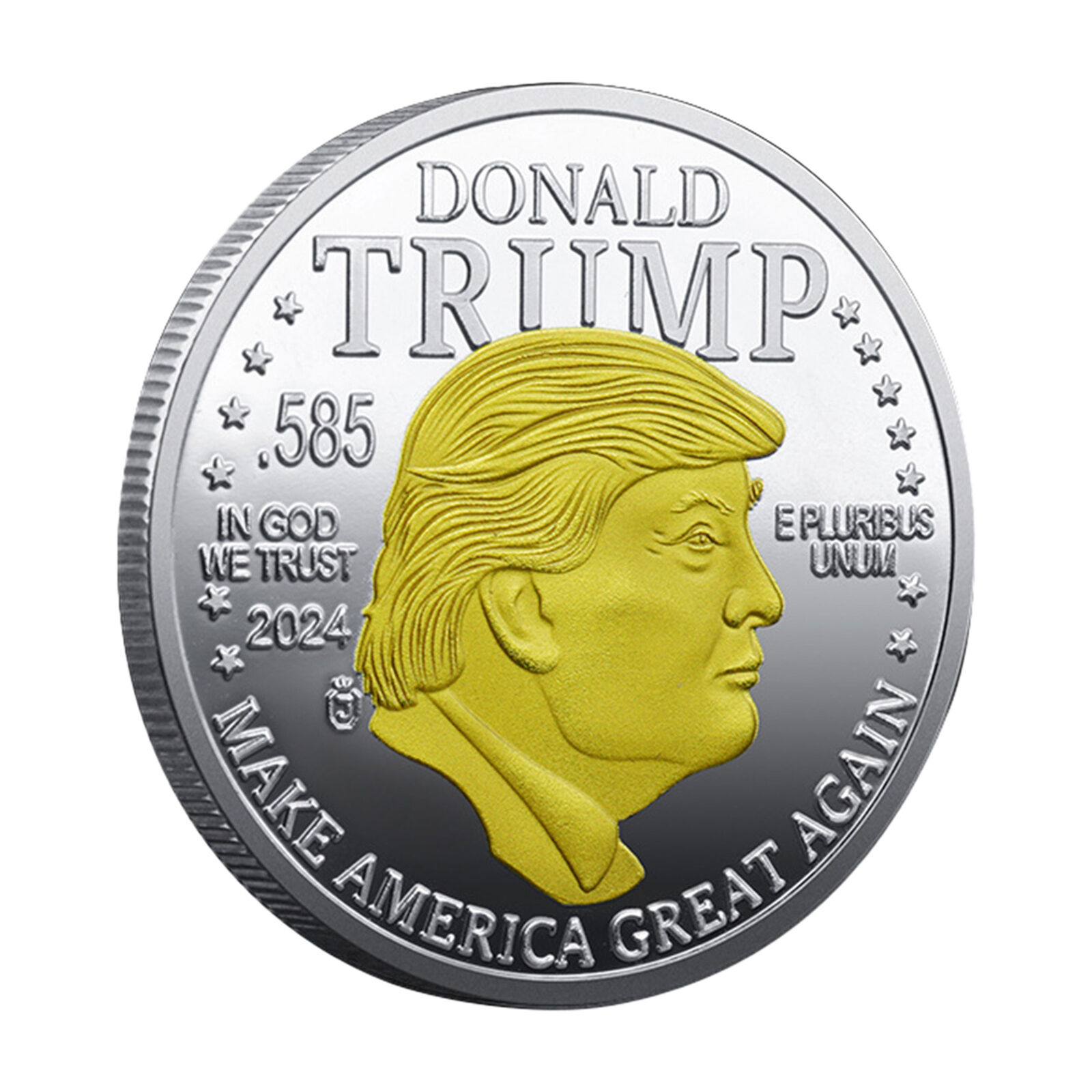 1PC American US President Memorial Coin Trump Commemorative Coin