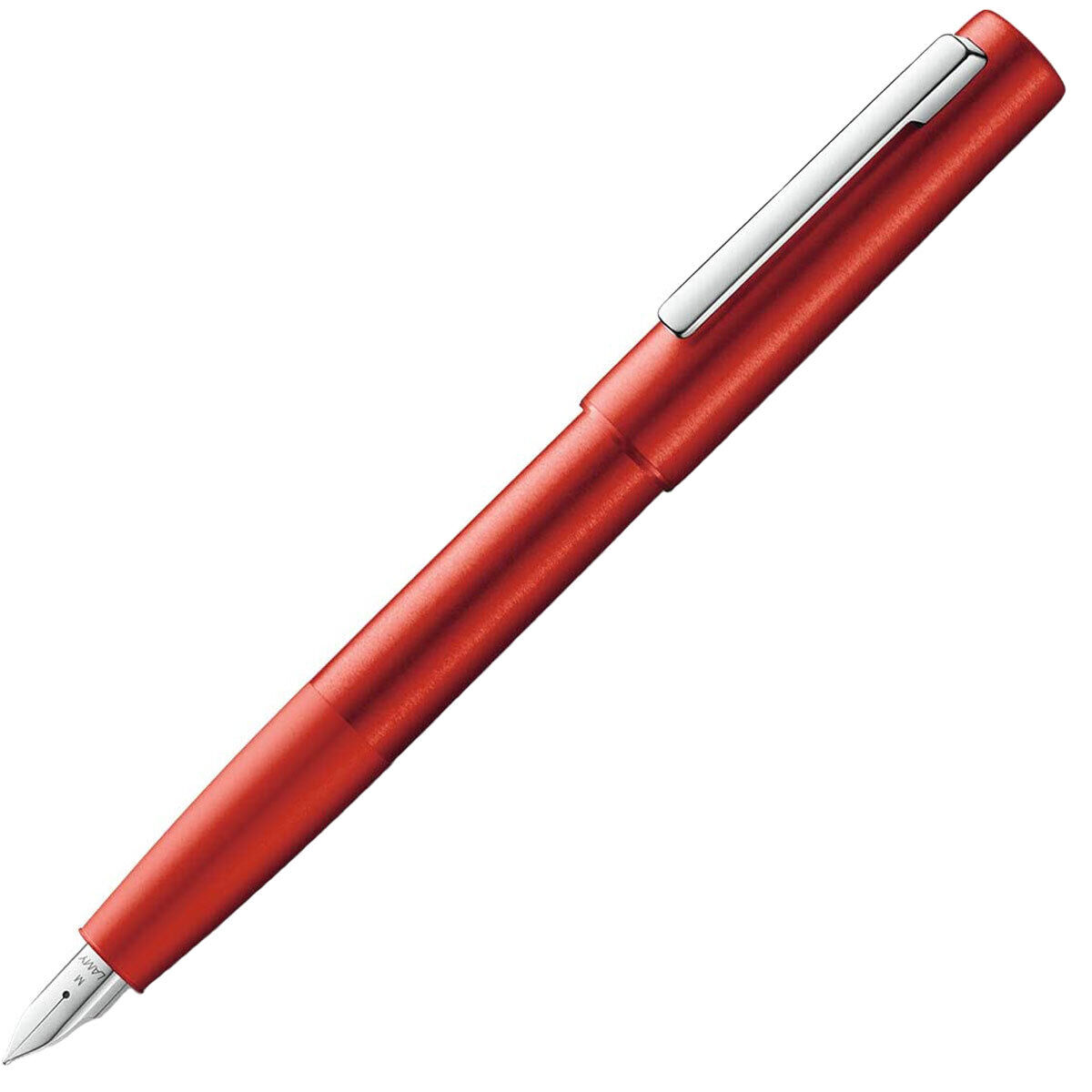 Lamy Fountain Pen Aion Snap On Cap Red Anodized Aluminum, Extra Fine L77RD-EF