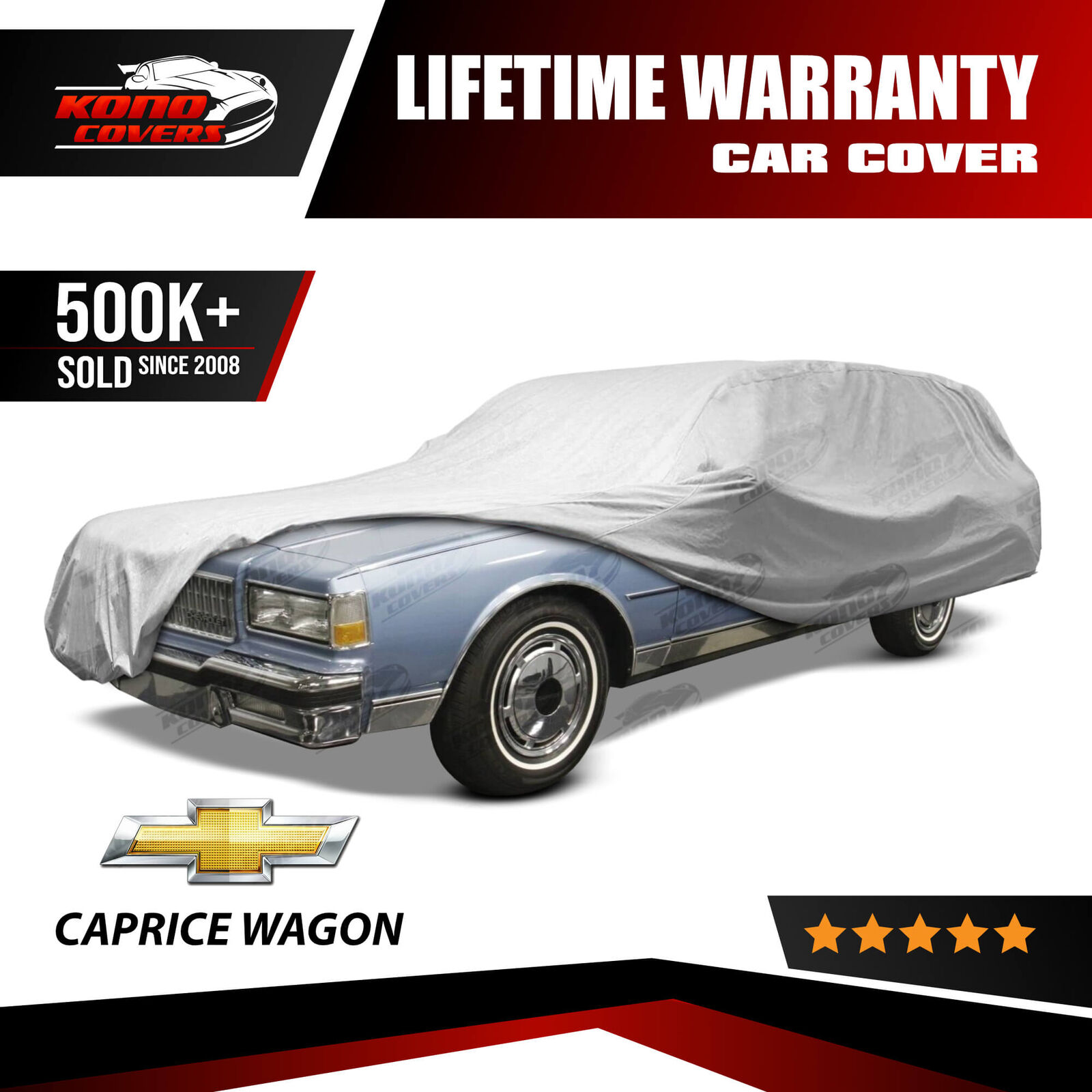 Chevrolet Caprice Wagon 5 Layer Car Cover 1982 1983 1984 1985 1986 1987 1988