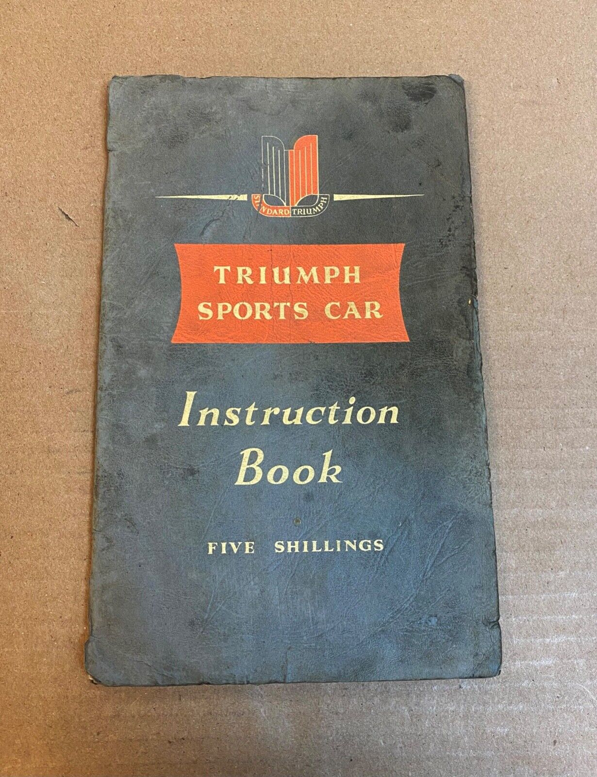 Vintage Triumph TR2 TR3 Sports Car Instruction Book Owners Manual 1950s