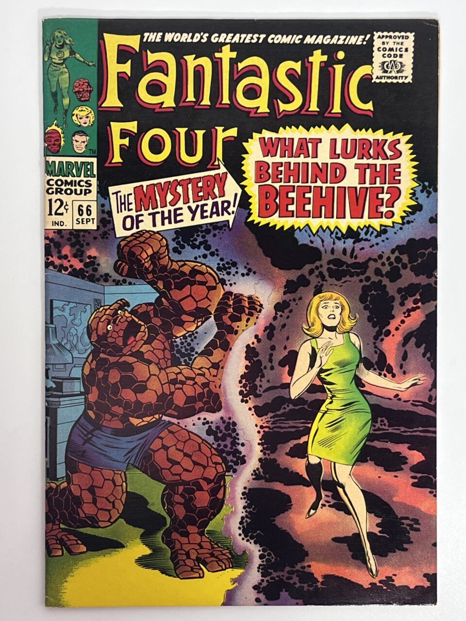 Fantastic Four #66 (1967) Origin of HIM (Adam Warlock), 1st app. Carlo Zota i...