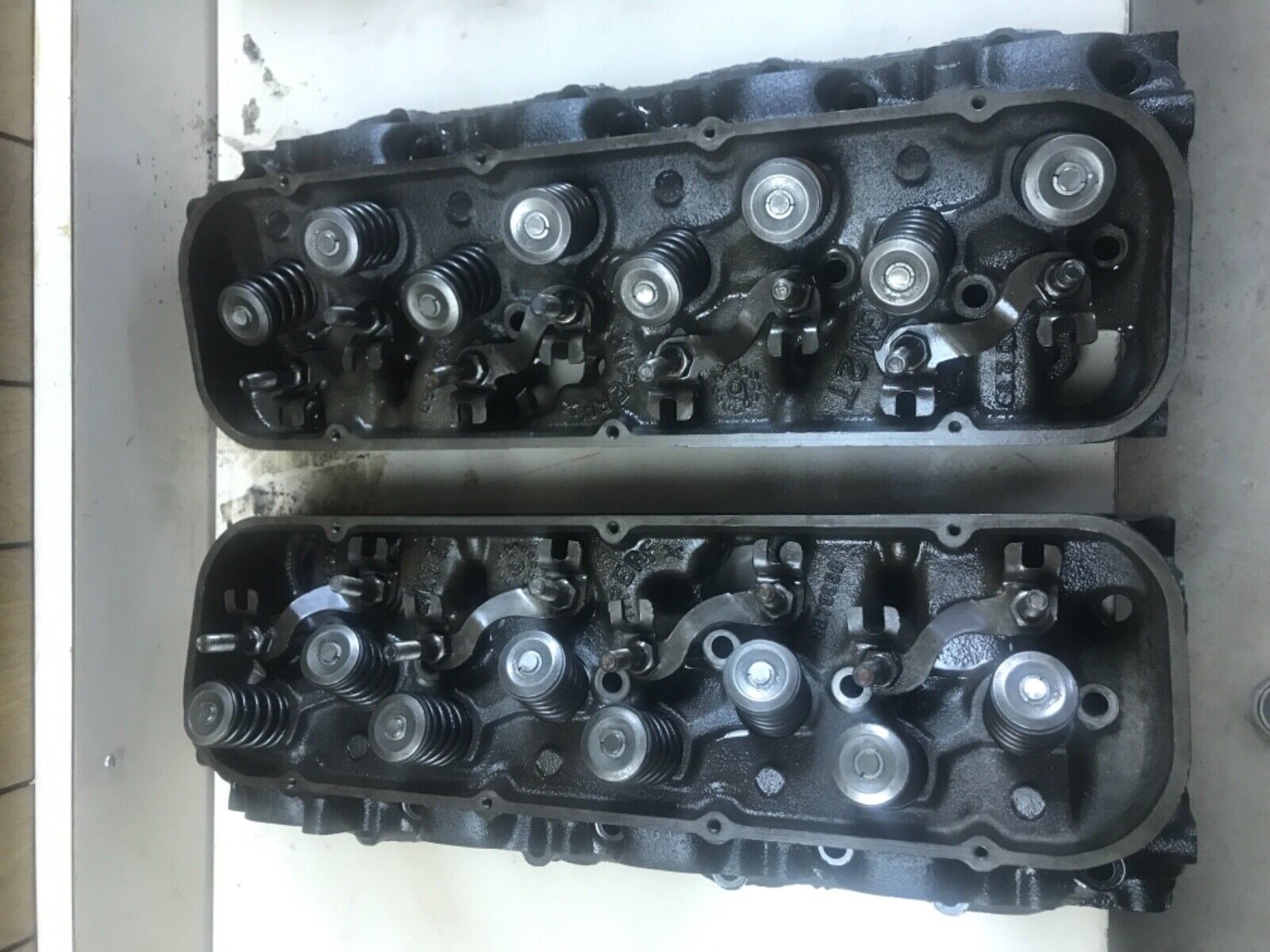 1966 Early CORVETTE 3873858 CYLINDER HEADS DATED: D 2 6 / B 25 6 427 