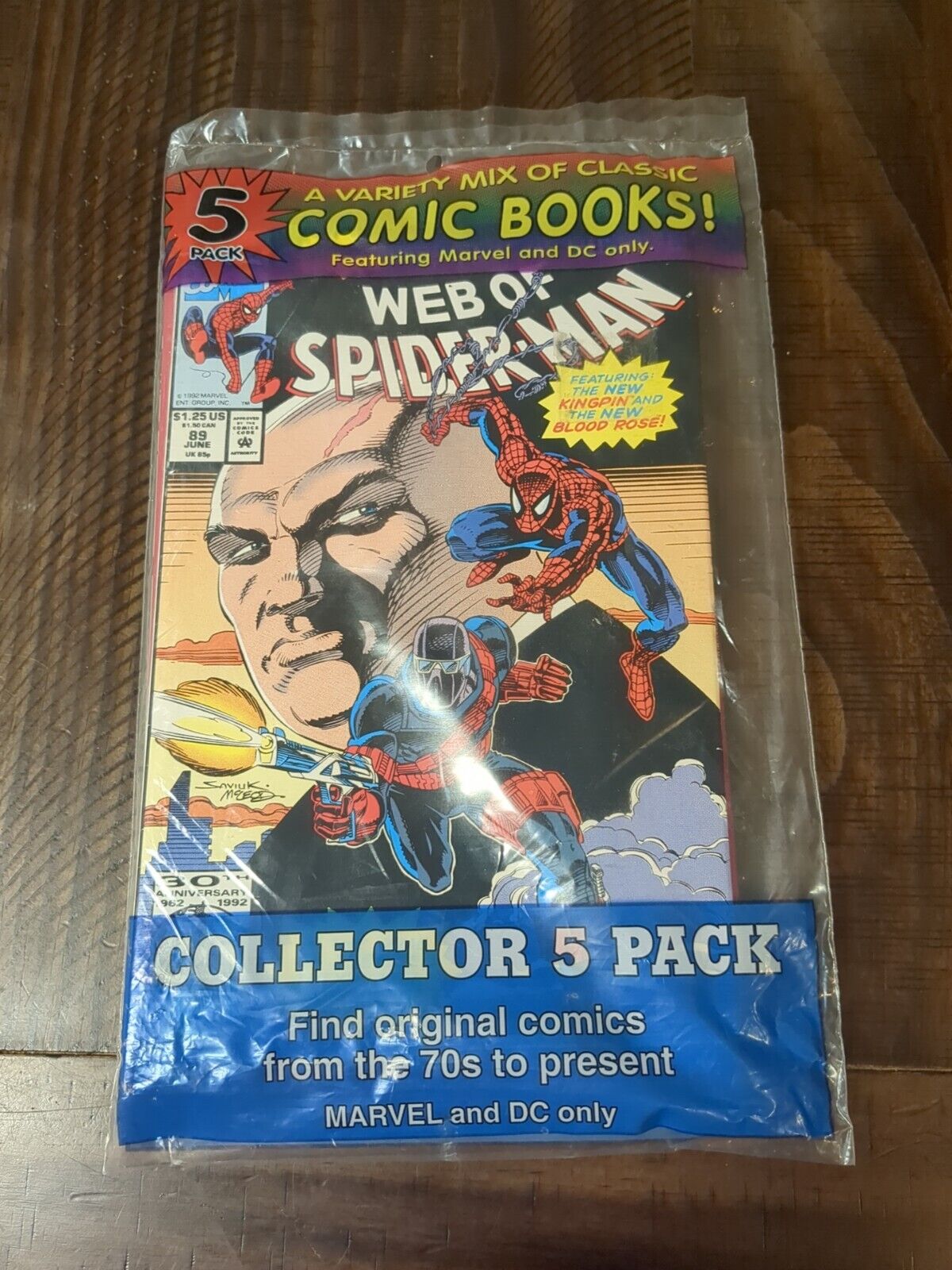 Comic Book 5 Pack A Variety Mix Of Classic Comics Marvel /DC Collector
