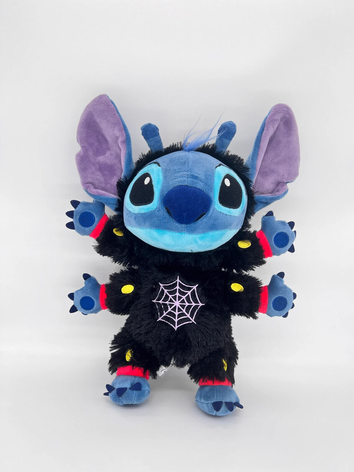 2023 Disney Parks Stitch Experiment 626 Black Spider Halloween Plush Toy