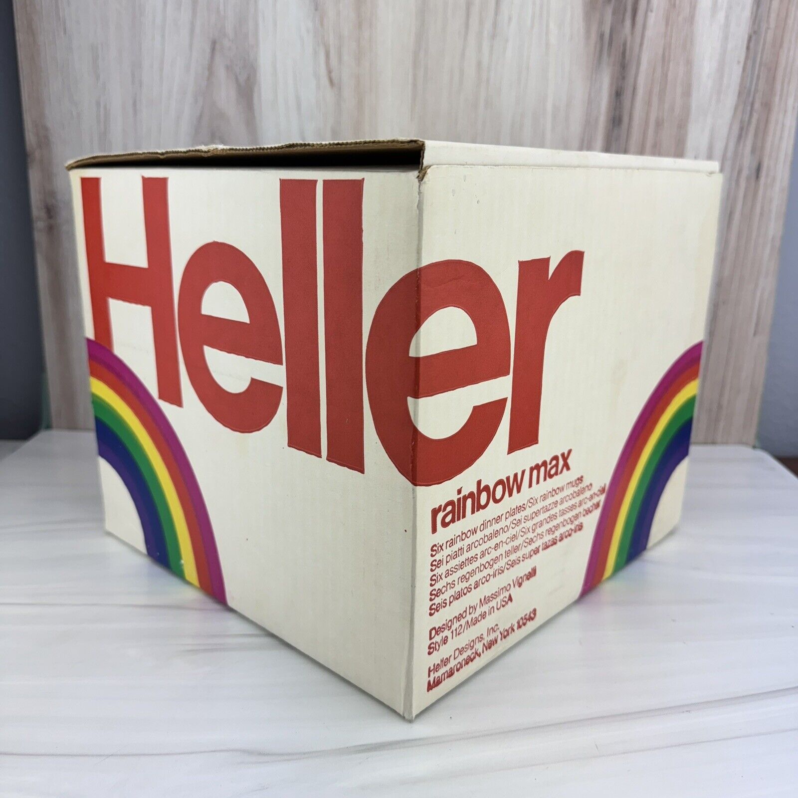 1970's Heller Rainbow Max Massimo Vignelli 12 Piece Set - Complete  - NIB NEW