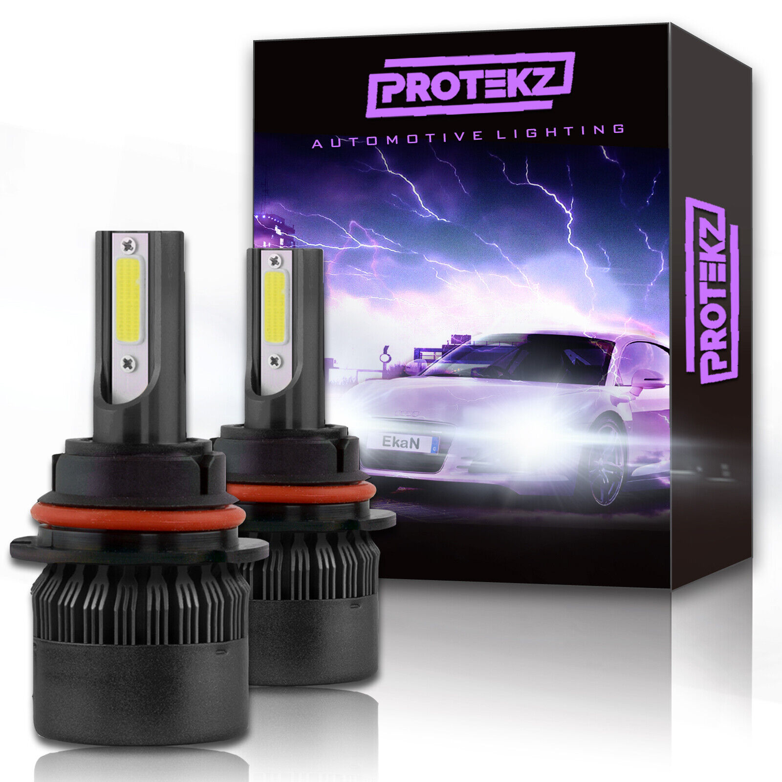 LED Fog Light Kit Protekz H10 6000K 1200W for 2007-2014 Cadillac ESCALADE Bulb