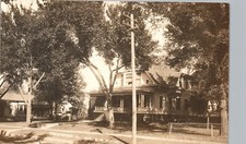 MURPHY RESIDENCE shenandoah ia real photo postcard rppc iowa history house home picture