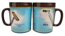 Vintage 1979 Gillette Open House Mugs Set of 2 Thermo-Serv Razor Collectibles picture
