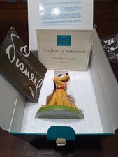 RARE Pluto A Faithful Friend Figurine  Walt Disney Classics Collection Dog / Box picture