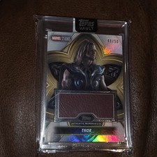 2026 Topps Marvel VAULT Relic THOR  48/50 Encased  picture