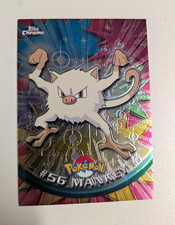 Topps Chrome Pokémon TV Animation Edition Mankey #56 Trading Card 2000 English picture