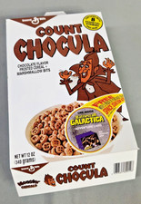 REPRO Vintage 1978 General Mills Battlestar Galactica Count Chocula Cereal Box picture