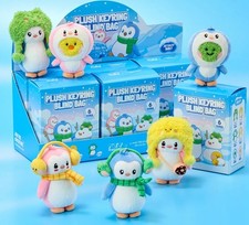 LINE FRIENDS minini x Pudgy Penguins Plush Keyring Blind Boxes - 6 Boxes picture