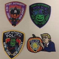 Port Authority Police Department (PAPD) Halloween Patch Set picture